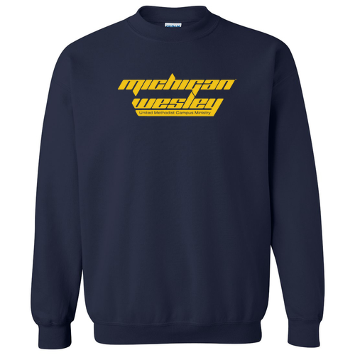 Heavy Blend Crew Neck Sweatshirt -- Navy