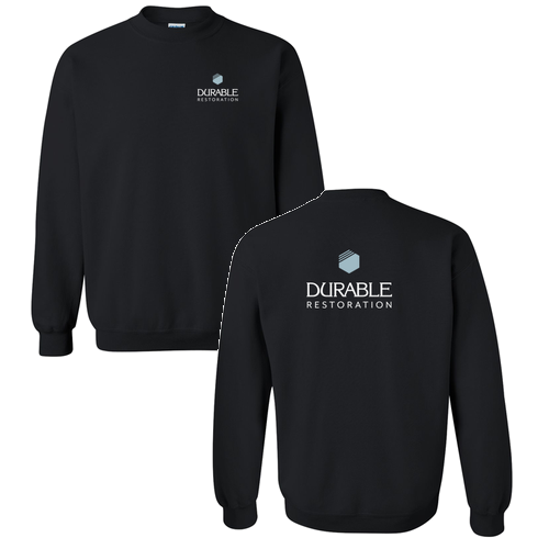 Gildan Heavy Blend Crew Neck Sweatshirt -- Black