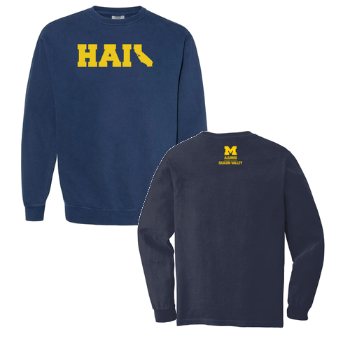 Comfort Colors Adult Crewneck Sweatshirt -- True Navy