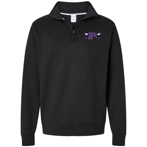 Quarter-Zip Sweatshirt -- Black