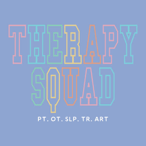 Mens/Unisex Therapy Squad Gildan DryBlend 50/50 T-Shirt -- Carolina Blue
