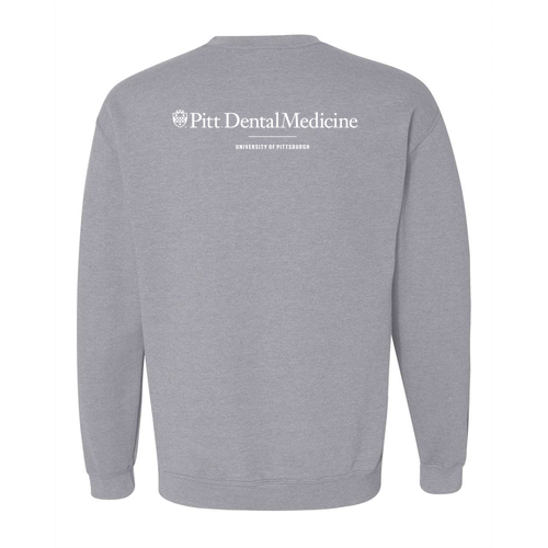 Pitt Dental Medicine Crewneck -- Sport Grey