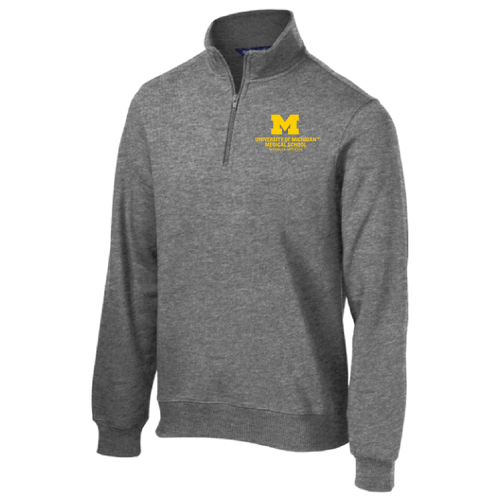 Sport Tek Quarter Zip Sweatshirt -- Vintage Heather