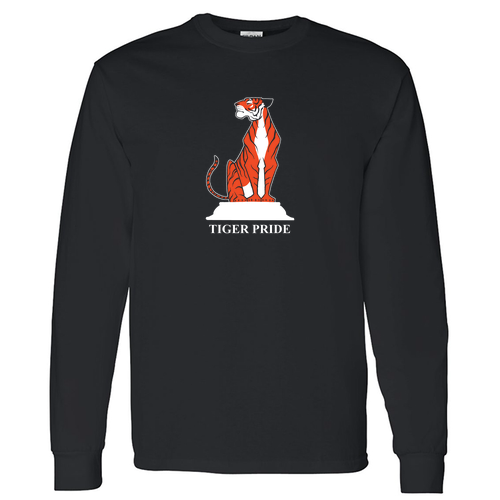 Gildan Heavy Cotton Longsleeve Basic T-Shirt -- Black