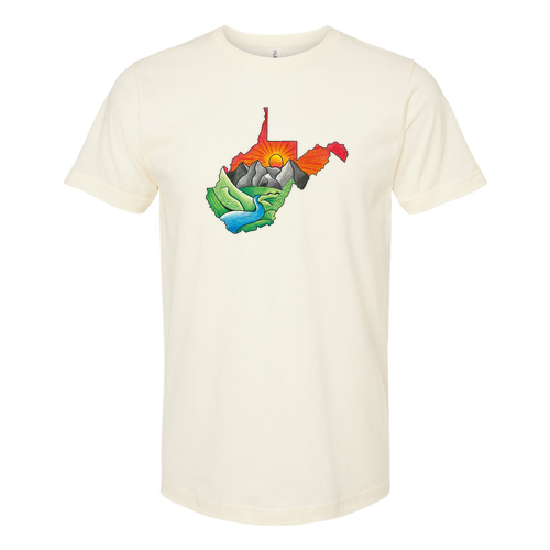 Tultex Unisex Tee with Tear Away Tag -- Natural