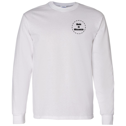 Gildan Heavy Cotton Longsleeve Basic T-Shirt -- White
