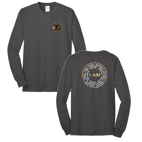 (Plus Sizes Only) I Am Longsleeve -- Charcoal