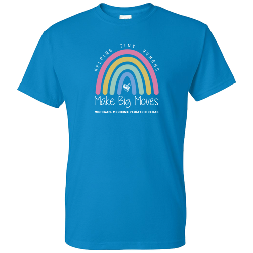 Mens/Unisex Gildan DryBlend 50/50 T-Shirt -- Sapphire