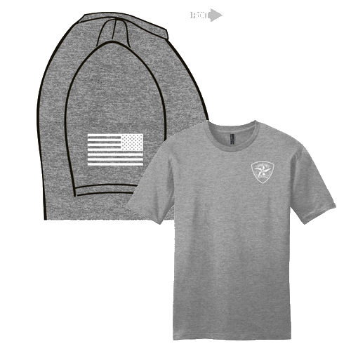 Evanston Police Tee -- Grey Frost