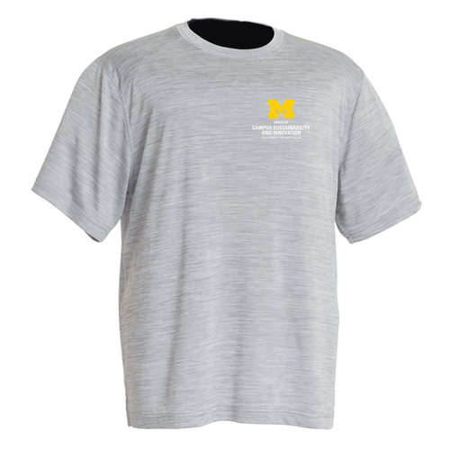 Charles River Space Dye Performance Tee -- Grey, $27