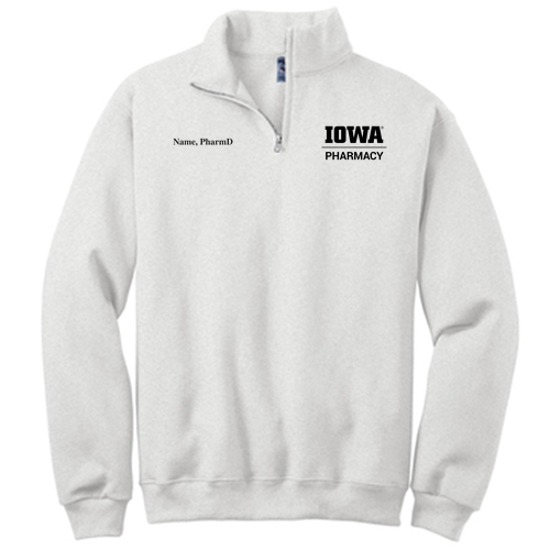 Jerzees 1/4 Zip Cadet Sweatshirt -- Ash