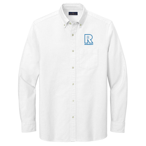 Brooks Brothers Casual Oxford Cloth Shirt -- White -- Romanoff