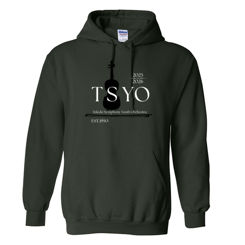 TSYO Heavy Blend Hooded Sweatshirt -- Forest Green