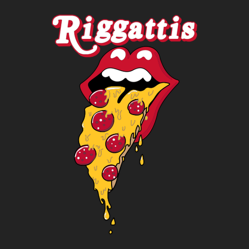 Pizza Mouth Gildan Heavy Blend Crew Sweatshirt Black