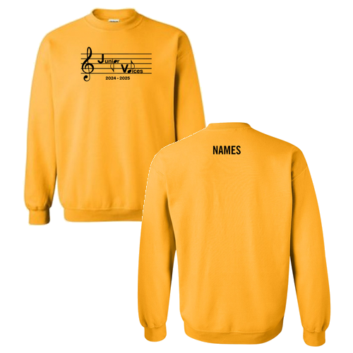 Gildan Heavy Blend Crew Neck Sweatshirt -- Gold