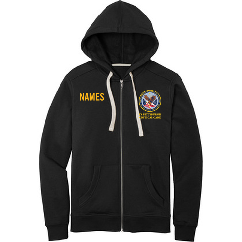 District Re-Fleece Full-Zip Hoodie -- Black