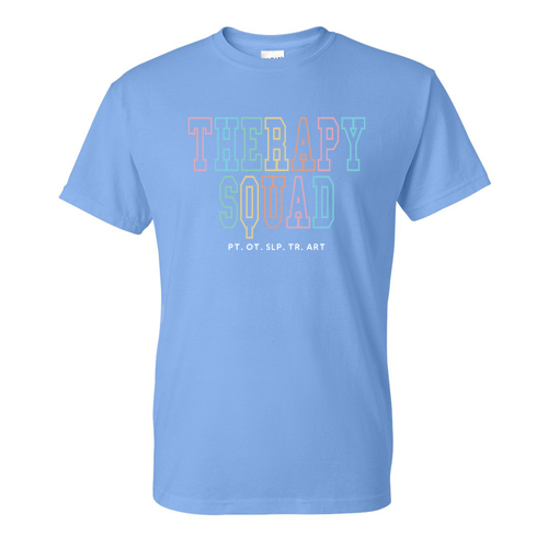 Mens/Unisex Therapy Squad Gildan DryBlend 50/50 T-Shirt -- Carolina Blue