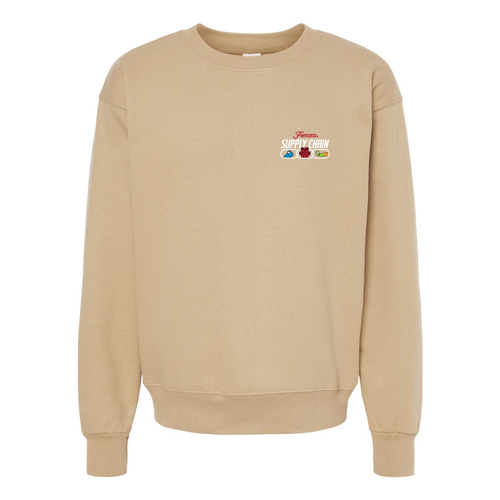 Hanes Crewneck Sweatshirt -- Pebble