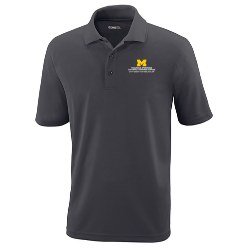 Mens/Unisex Ash City Core 365 Tall Origin Performance Pique Polo -- Carbon, $27
