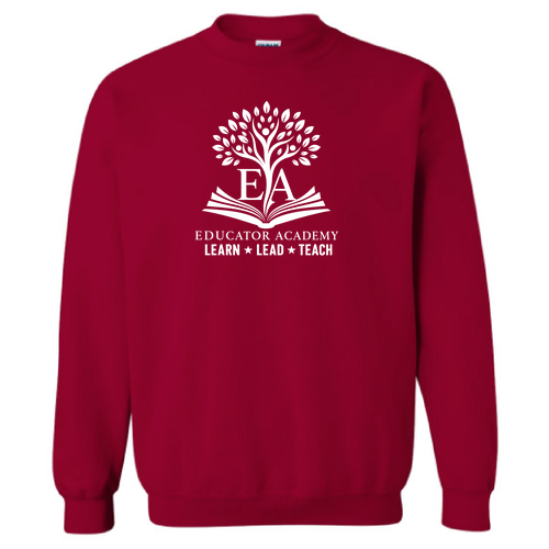 Gildan Heavy Blend Crew Neck Sweatshirt -- Cardinal Red
