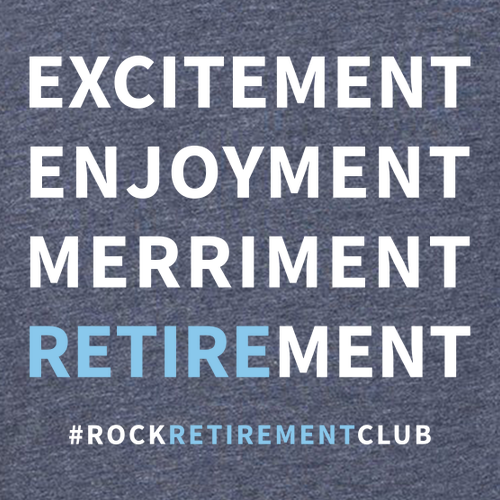 Excitement Enjoyment Merriment Retirement -Vintage