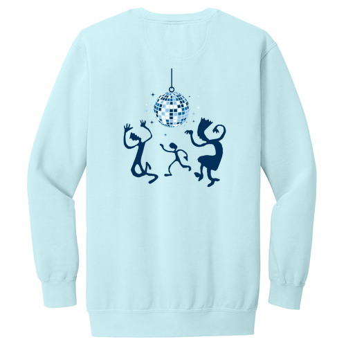 Comfort Colors Unisex Garment-Dyed Crewneck Sweatshirt -- Chambray