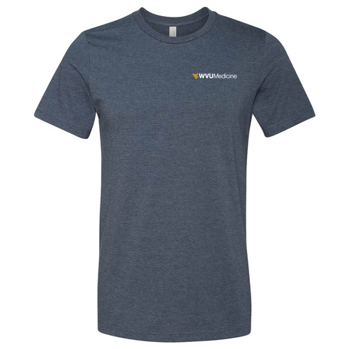 Bella Canvas Unisex Heather CVC T-Shirt -- Heather Navy