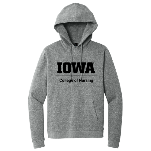 District Perfect Tri Fleece Pullover Hoodie -- Grey Frost