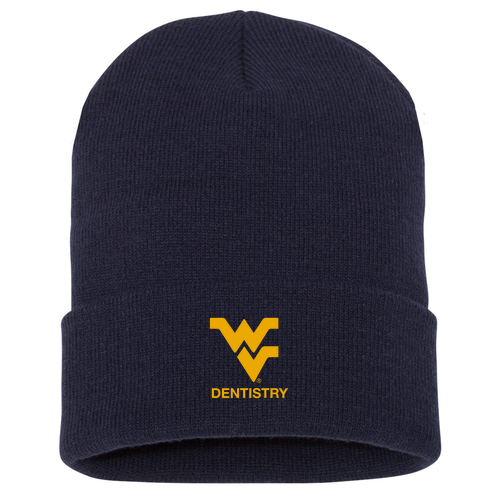 Yupoong Knit Hat with Cuff -- Navy