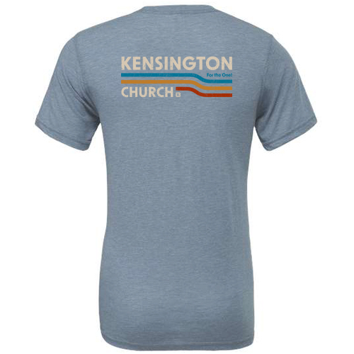 Kensington RETRO Bella Canvas T -- Denim Triblend