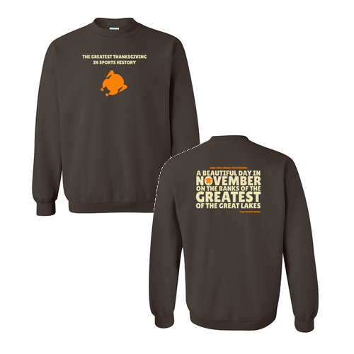 Gildan Heavy Blend Crew Neck Sweatshirt -- Dark Chocolate