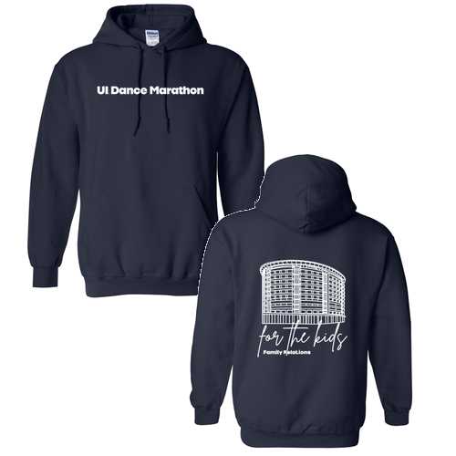 Gildan Heavy Blend Hooded Sweatshirt -- Navy