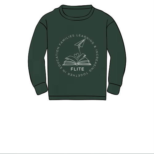Gildan Heavy Blend Youth Crew Neck Sweatshirt -- Forest Green
