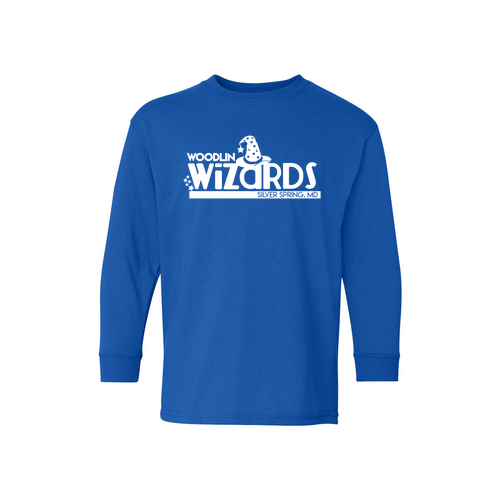 Youth Gildan Heavy Cotton Longsleeve -- Royal