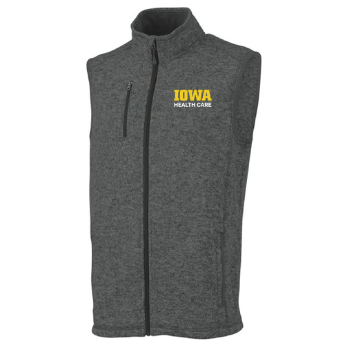 Charles River Mens Pacific Heathered Vest -- Charcoal Heather