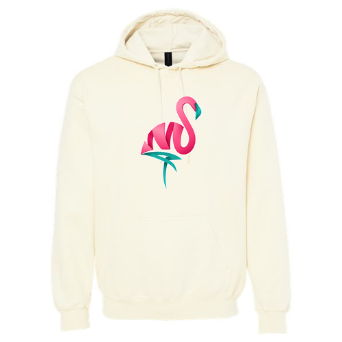 Gildan Adult Softstyle Fleece Pullover Hooded Sweatshirt -- Off White
