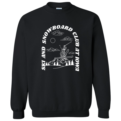 Gildan Heavy Blend Crew Neck Sweatshirt -- Black