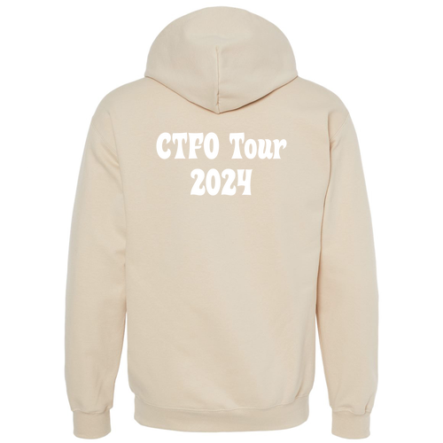 Gildan Adult Softstyle Fleece Pullover Hooded Sweatshirt -- Sand