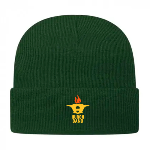 Mens/Unisex Cap America USA-Made Cuffed Beanie -- Forest Green