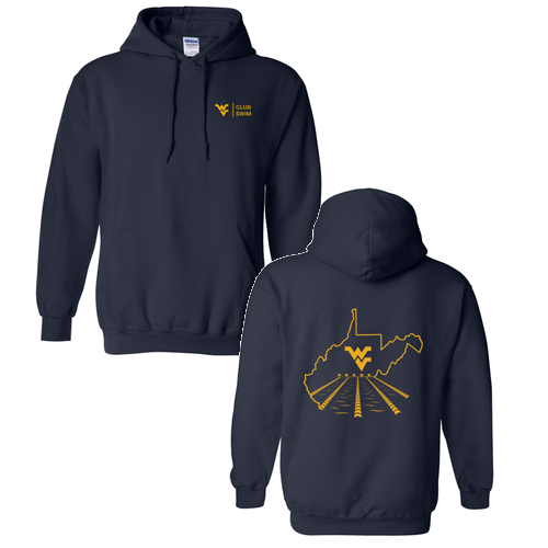 Lane Design Gildan Heavy Blend Hooded Sweatshirt -- Navy