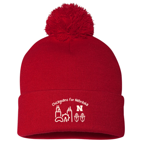 Skyline Knit Pom Beanie