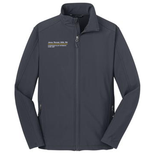 Port Authority Core Soft Shell Jacket -- Battleship Grey