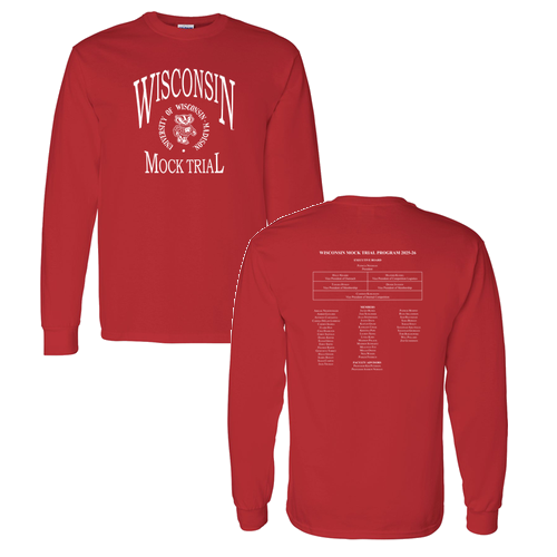 Gildan Heavy Cotton Longsleeve T-Shirt -- Red