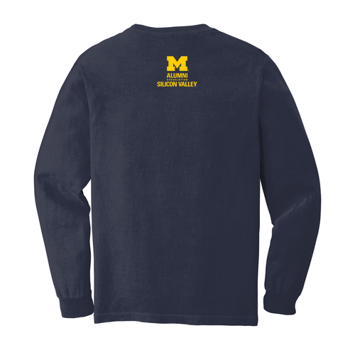 Comfort Colors Ringspun Long Sleeve Tee -- True Navy