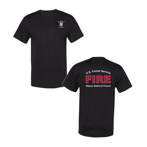 Hanes Adult Workwear Pocket T-Shirt --- Black