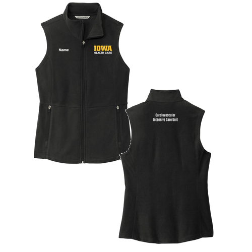 Port Authority Ladies Accord Microfleece Vest -- Black