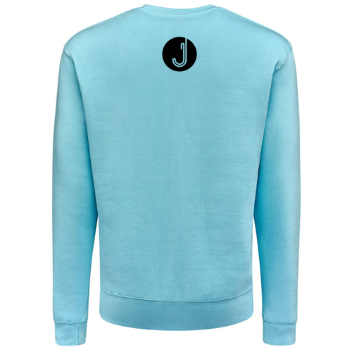 J. America BTB Fleece Crew -- Sky