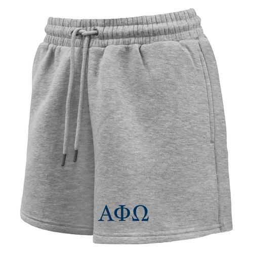 Pennant Womens Fleece Short -- Grey Heather