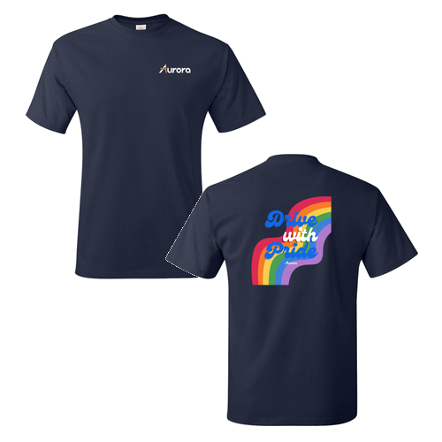 Drive with Pride T-Shirt -- Navy