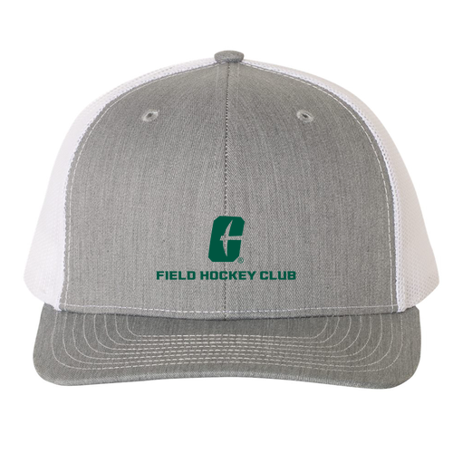 Richardson Snapback Trucker Cap -- Heather Grey / White